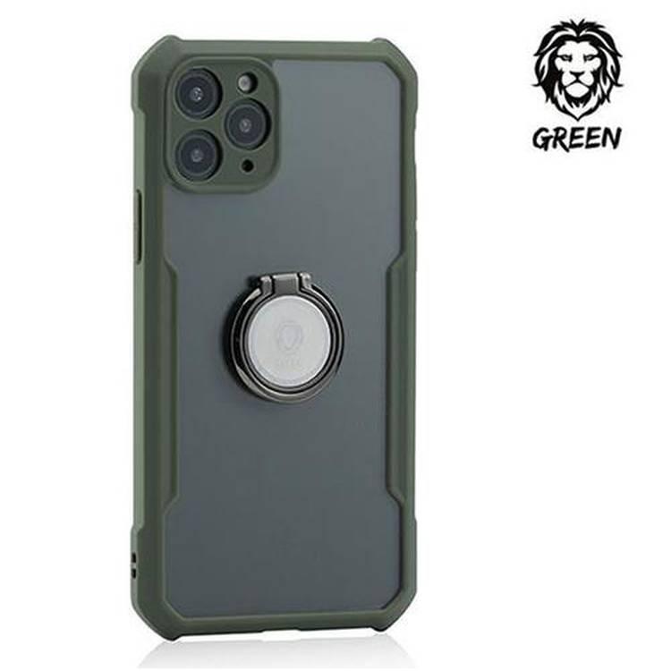 Green Lion Stylishly Tough Shockproof Case with Ring, Anti-Drop, High Classic Design, 360 Protection, Anti-Scratch, Shock-Absorption