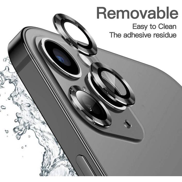 Green Lion Anti-Glare Camera Glass Protector Compatible for iPhone 12 / 12 Pro (6.1") Seamless Absorption, 360 Protection Lens, 9H Anti-Reflective, Explosion-proof Lens - Black