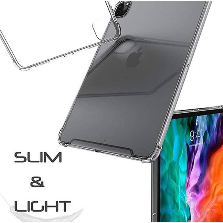 Green Lion Slim & Lightweight TPU/PC Back Case for iPad Pro 12.9" (2020) Crystal Clear Flexible Bumper, Anti-yellow, Easy Access to All Ports, Anti-Scratch