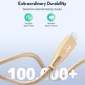 iPhone Cable to Type-C RAVPower RP-CB1004GLD Lightning Cable to Type-C - Gold