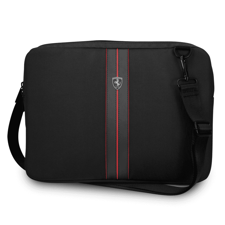 CG MOBILE Ferrari Urban Computer Sleeve with Strap 13" Compatible for MacBook, Slim Lightweight Portable Storage Bag, Protective Case Cover with Zipper Suitable for Outdoor