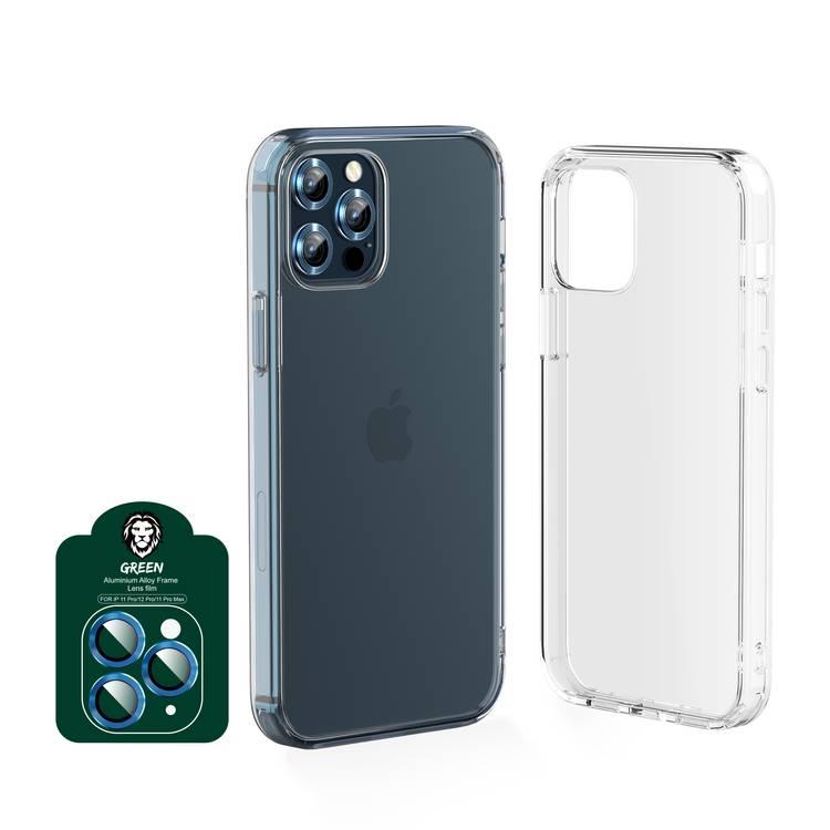 Green Lion 4 in 1 360° Privacy Protection Pack,  Camera Lens Film + Nano HD Protector + 3D Privacy Anti-Broken, Compatible for iPhone 12/12 Pro (6.1")