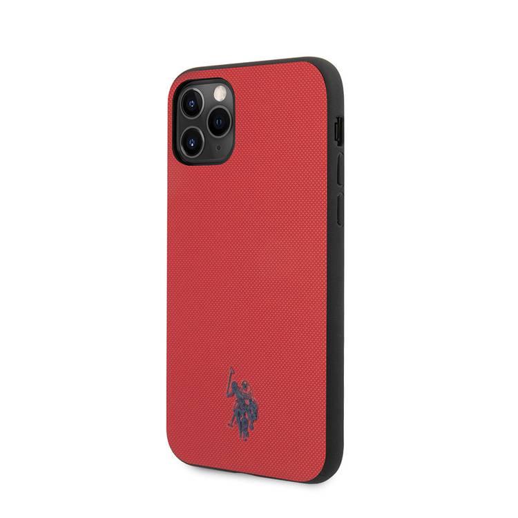 CG MOBILE U.S.Polo Assn. Polo Type PU Case with Embossed Logo, Shock Resistant, Scratches Resistant, Easy Access to All Ports Back Cover Compatible for iPhone 11 Pro ( 5.8" )