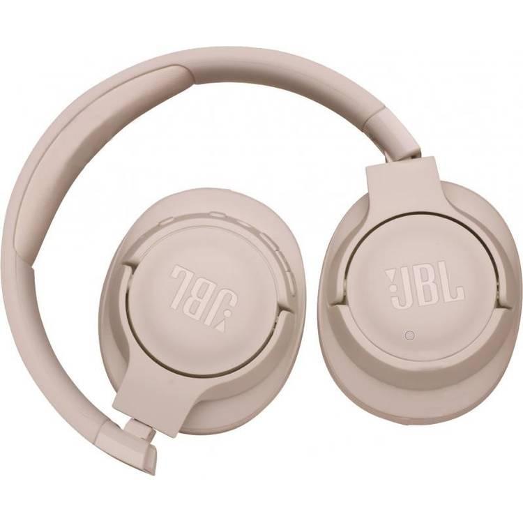 JBL T760 Over-Ear Wireless Bluetooth Headphone with Noise Cancelling, Hands-free Calls & Voice Control, Pure Bass Sound, 35-hours Battery Life Blush