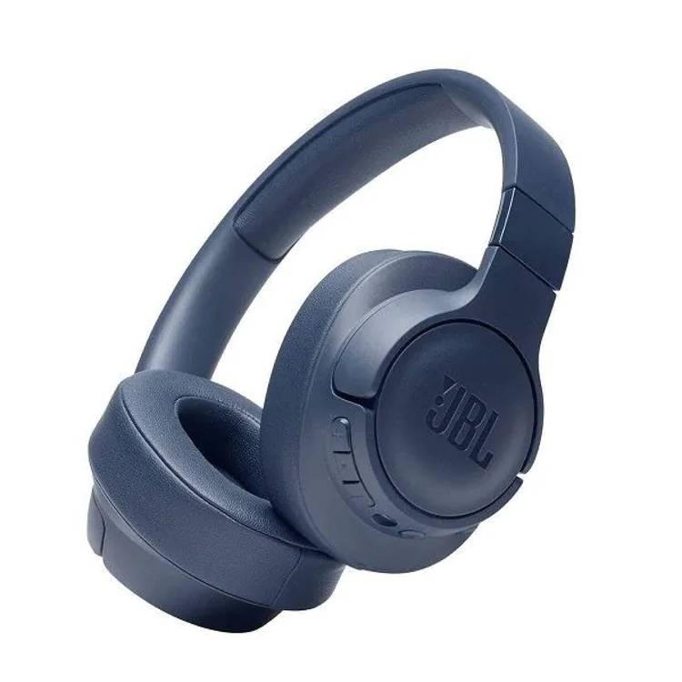 JBL T760 Over-Ear Wireless Bluetooth Headphone with Noise Cancelling, Hands-free Calls & Voice Control, Pure Bass Sound, 35-hours Battery Life Blue