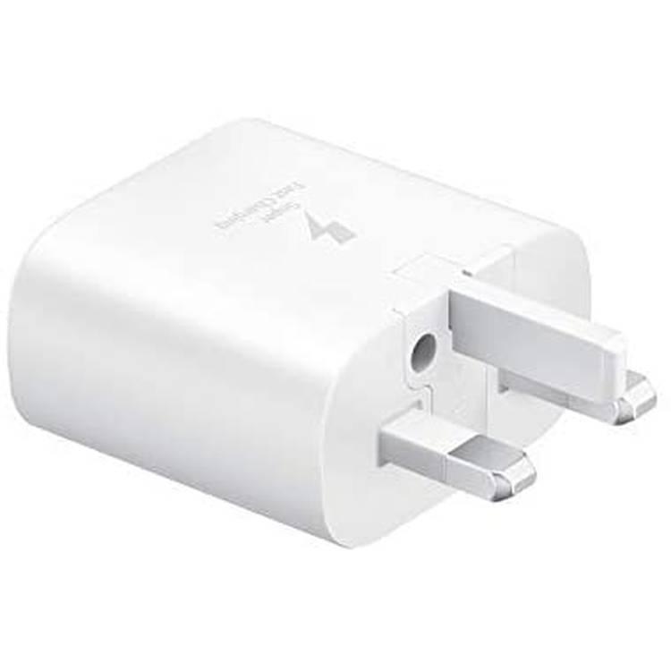 Samsung Type-C Wall Charger, 25W PD USB-C Adapter, Fast Charging Compact Design Charger Compatible for Samsung Galaxy S10 5G, A80, A70 & Other USB PD 3.0 Devices - White