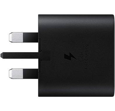 Samsung Type-C Wall Charger, 25W PD USB-C Adapter, Fast Charging Compact Design Charger Compatible for Samsung Galaxy S10 5G, A80, A70 & Other USB PD 3.0 Devices - Black