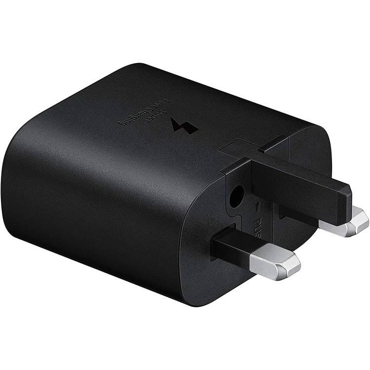 Samsung Type-C Wall Charger, 25W PD USB-C Adapter, Fast Charging Compact Design Charger Compatible for Samsung Galaxy S10 5G, A80, A70 & Other USB PD 3.0 Devices - Black