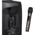 JBL Wireless Microphone Set, High Vocal Quality Sound, Rechargeable UHF Dual Channel Wireless Receiver, Plug & Play - Black