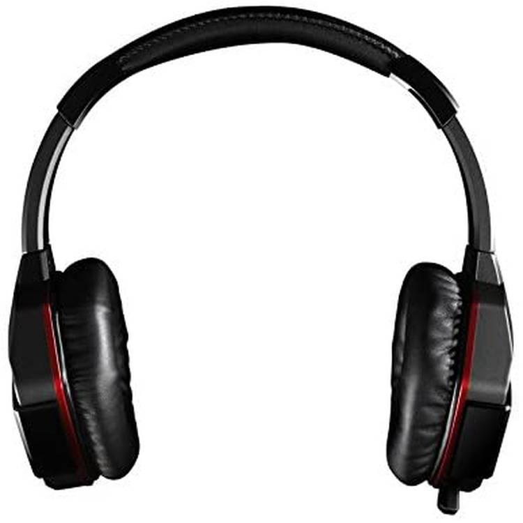 سماعة رأس للألعاب بلودي رادار 360 ، وحدة تحكم في نغمة الألعاب (ألعاب ذكية / 2.0 موسيقى / صوت محيط 7.1) ، تصميم خفيف الوزن - أسود / أحمر