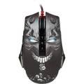 Bloody RGB Animation Gaming Mouse, Light Strike Technology, BC3332-S Gaming Engine, Adjustable 8000 CPI, Metal X'Glide Armor Boot, 6 Sniper Modes - Black