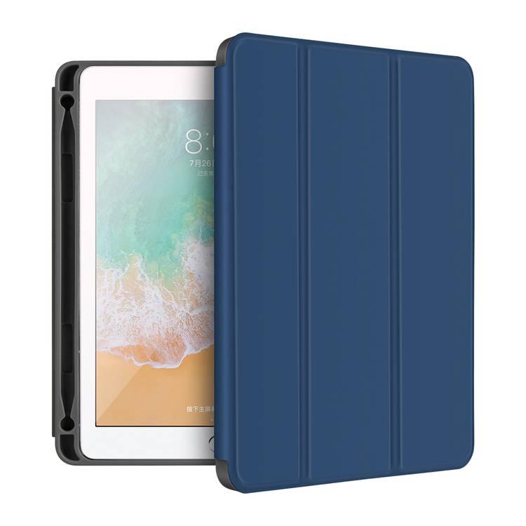 Green Premium Leather Case for Apple iPad 9.7" 2018, Ultra-slim & Lightweight Design, Foldable Closing, 360 Protection, Viewing & Typing Stand Mode
