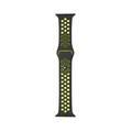 iGuard by Porodo Nike Watch Band, Fit & Comfortable Replacement Wrist Band, Adjustable Straps Compatible for Apple Watch 40mm / 38mm - Black/Yellow