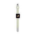 iGuard by Porodo Nike Watch Band, Fit & Comfortable Replacement Wrist Band, Adjustable Straps Compatible for Apple Watch 40mm / 38mm - Gray/Yellow