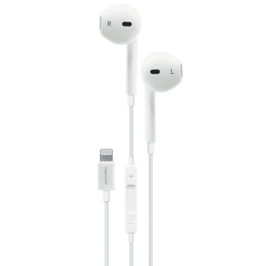 Porodo Soundtec Stereo Earphones 1.2m Compatible for iPho...