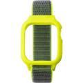 iGuard by Porodo Nylon Watch Band with Shockproof Case, Fit & Comfortable Replacement Wrist Band, Adjustable Straps Compatible for Apple Watch 38mm/40mm - Yellow