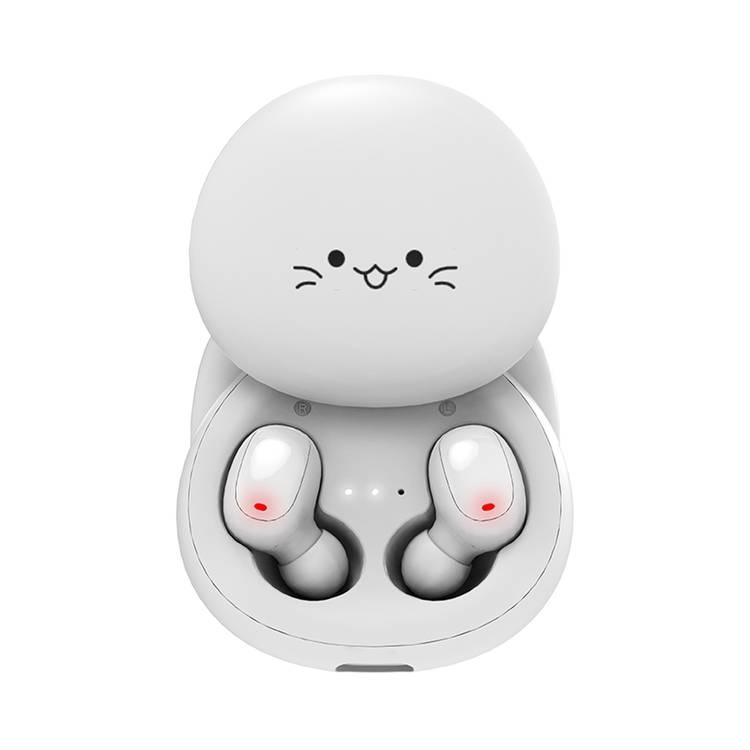 Porodo Soundtec Kid's True Wireless Earbuds with Touch Controls - White