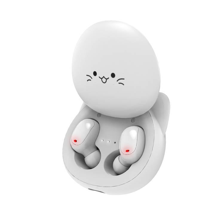 Porodo Soundtec Kid's True Wireless Earbuds with Touch Controls - White