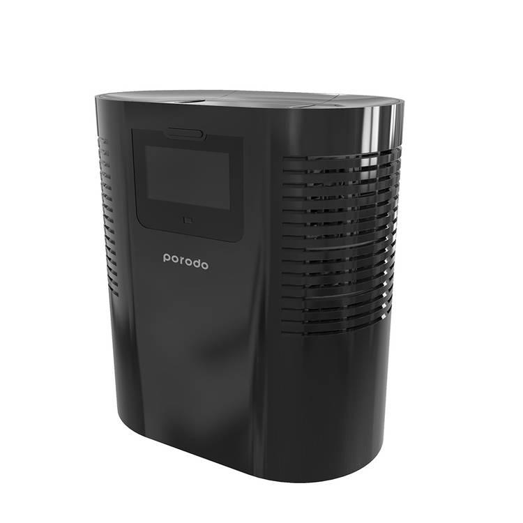 Porodo Lifestyle Ozone Air Sterilizer 3.5W with High & Low Operation Mode, Noise-Free 19dB, Optimized Air Flow, Odor Removal, <30cm Sensor Range, Travel-friendly, Portable Air Cleaner for Car, Home & Office