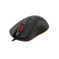 Porodo Wired Gaming RGB Mouse 10000 DPI with Solid Polling Rate, 6 Programmable Buttons, 1.8m Braided Wire Cable, 10 Breathing RGB, Ergonomic Computer Mouse for Office
