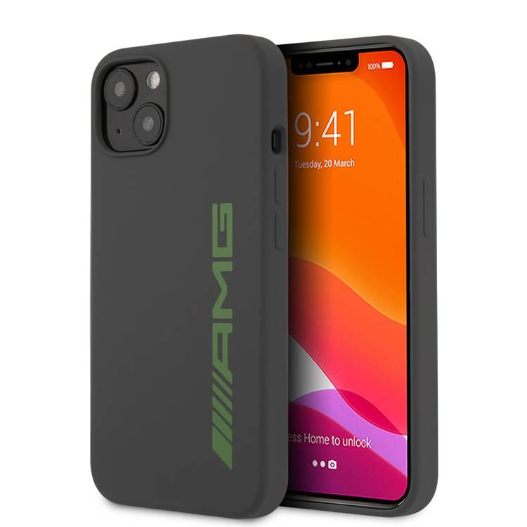 CG MOBILE AMG Liquid Silicone Case with Big Logo Compatible for iPhone 13 (6.1")  Easy Access to All Ports, Shock-Absorption, Anti-Scratch, & Drop Protection 