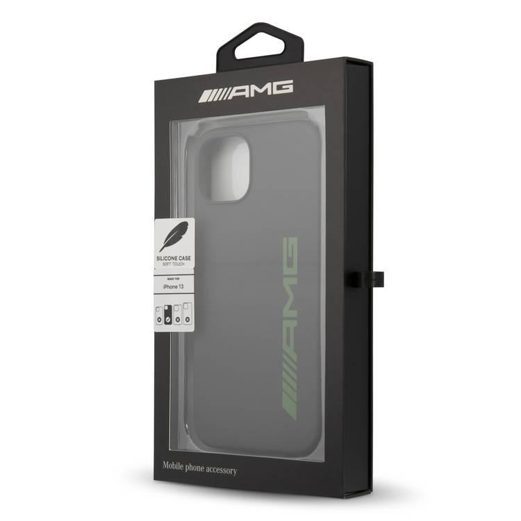 CG MOBILE AMG Liquid Silicone Case with Big Logo Compatible for iPhone 13 (6.1")  Easy Access to All Ports, Shock-Absorption, Anti-Scratch, & Drop Protection