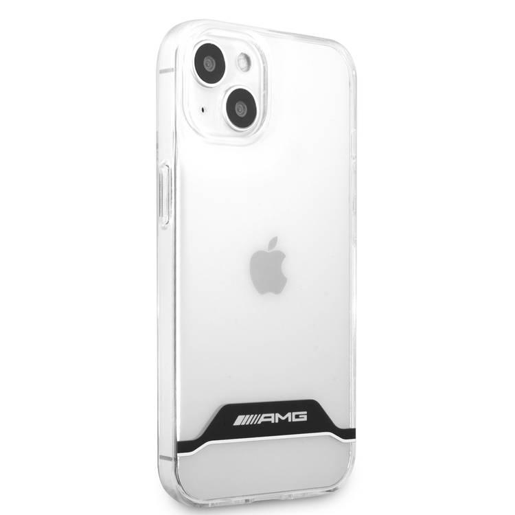 CG MOBILE AMG PC/TPU Hard Case Matte TPU Rim Compatible for iPhone 13 (6.1") Suitable with Wireless Charging Officially Licensed - Black / White