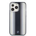 CG MOBILE BMW PC/TPU Hard Case Navy Tire Stripe & Navy Edges Compatible for iPhone 13 Pro Max (6.7") Easy Access to All Ports, Anti-Scratch - Transparent