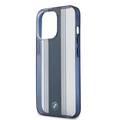 CG MOBILE BMW PC/TPU Hard Case Navy Tire Stripe & Navy Edges Compatible for iPhone 13 Pro Max (6.7") Easy Access to All Ports, Anti-Scratch - Transparent