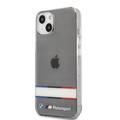 CG MOBILE BMW Motorsport Collection PC/TPU Hard Case Double Horizontal Tricolor Stripes Compatible for iPhone 13 (6.1") 