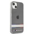 CG MOBILE BMW Motorsport Collection PC/TPU Hard Case Double Horizontal Tricolor Stripes Compatible for iPhone 13 (6.1") 