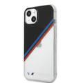 CG MOBILE BMW Motorsport Collection PC/TPU Hard Case Diagonal Tricolor Black Corner Compatible for iPhone 13 (6.1") Easy Access to All Ports
