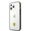 CG MOBILE Ferrari Transparent Case Print Logo Compatible for iPhone 13 Pro Max (6.7") Scratches Resistant, Easy Access to All Ports, Drop & Shock Absorption
