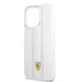 CG MOBILE Ferrari PC/TPU Transparent Hard Case with 3D Stripes Compatible for iPhone 13 Pro Max (6.7") Scratches Resistant, Easy Access to All Ports