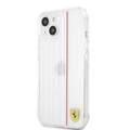 CG MOBILE Ferrari PC/TPU Hard Case with 3D Lines Contrasted Compatible for iPhone 13 (6.1") Anti-Scratch, Easy Access to All Ports