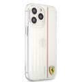 CG MOBILE Ferrari PC/TPU Hard Case with 3D Lines Contrasted Compatible for iPhone 13 Pro (6.1") Anti-Scratch, Easy Access to All Ports