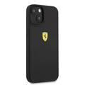 CG MOBILE  Ferrari Liquid Silicone Case Metal Logo Compatible for iPhone 13 Pro Max (6.7") Anti-Scratch, Easy Access to All Ports, Shock Absorption & Drop Protective Back Cover Suitable with Wireless Charging Officially Licensed