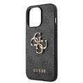 CG MOBILE Guess PU Leather 4G Big Metal Logo Compatible for iPhone 13 Pro (6.1") Anti-Scratch, Easy Access to All Ports, Shock Absorption & Drop Protection