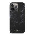 CG MOBILE Guess PC/TPU Elegant Marble Design Case Compatible for iPhone 13 Pro (6.1") Anti-Scratch, Easy Access to All Ports, Shock Absorption
