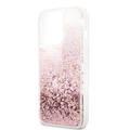 CG MOBILE Guess Liquid Glitter Case with 4G Pattern Compatible for iPhone 13 Pro (6.1") Anti-Scratch, Easy Access to All Ports, Shock Absorption & Drop Protective