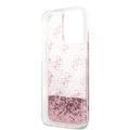 CG MOBILE Guess Liquid Glitter Case with 4G Pattern Compatible for iPhone 13 Pro (6.1") Anti-Scratch, Easy Access to All Ports, Shock Absorption & Drop Protective