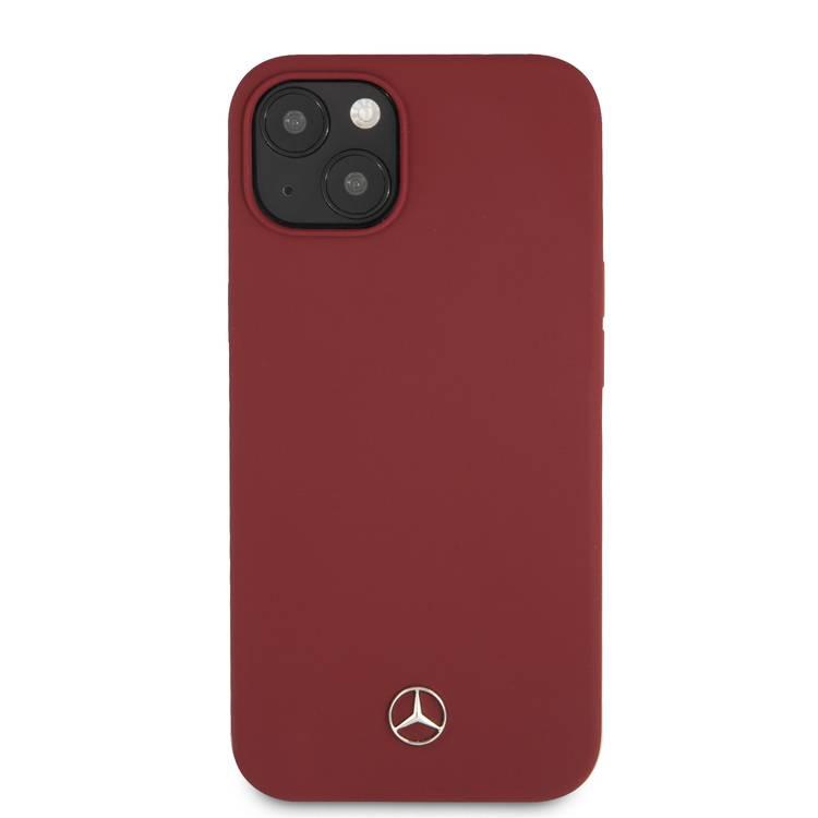 CG MOBILE Mercedes Benz Liquid Silicone Case with Microfiber Lining Compatible for iPhone 13 (6.1") Anti-Scratch, Easy Access to All Ports, Drop Protection