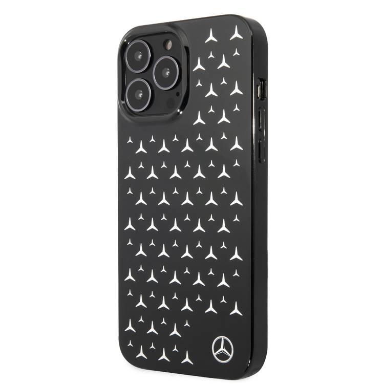 CG MOBILE Mercedes Benz PC/TPU Case with Electroplated Stars Pattern Compatible for iPhone 13 Pro Max (6.7") Anti-Scratch, Easy Access to All Ports, Drop Protection & Shock Absorption Back Cover Suitable with Wireless Charging Officially Licensed
