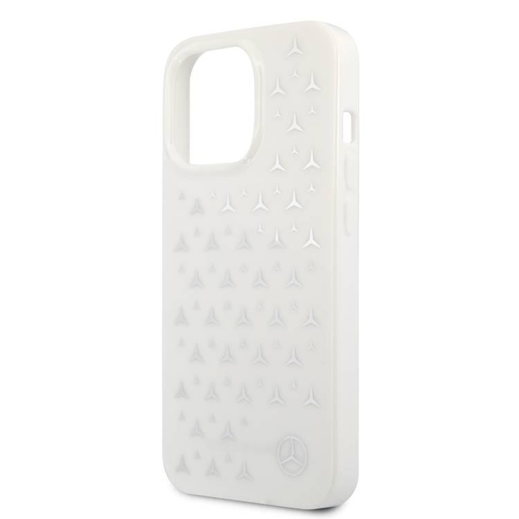 CG MOBILE Mercedes Benz PC/TPU Case with Electroplated Stars Pattern Compatible for iPhone 13 Pro (6.1") Anti-Scratch, Easy Access to All Ports, Drop Protection
