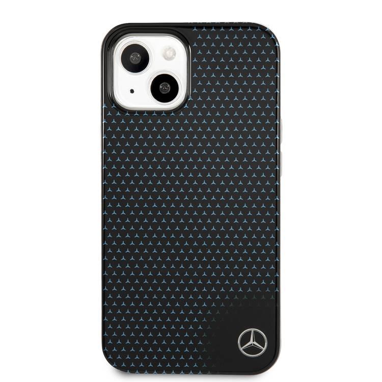 CG MOBILE Mercedes Benz PC/TPU Case with Black Stars Pattern Compatible for iPhone 13 Pro Max (6.7") Anti-Scratch, Easy Access to All Ports, Drop Protection & Shock Absorption Back Cover Suitable with Wireless Charging Officially Licensed