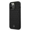 CG MOBILE Mercedes Benz Liquid Silicone Case With Stars Pattern Compatible for iPhone 13 Pro (6.1") Anti-Scratch, Easy Access to All Ports, Drop Protection