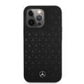 CG MOBILE Mercedes Benz Liquid Silicone Case With Stars Pattern Compatible for iPhone 13 Pro (6.1") Anti-Scratch, Easy Access to All Ports, Drop Protection