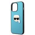 CG MOBILE Karl Lagerfeld PU Leather Case Karl Head Metal Logo Compatible for iPhone 13 Pro Max (6.7") Anti-Scratch, Easy Access to All Ports, Drop Protection & Shock Absorption Back Cover Suitable with Wireless Charging Officially Licensed