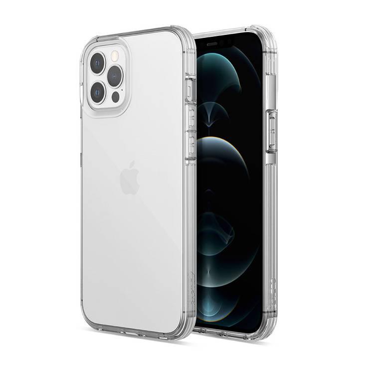 X-Doria Raptic Clear Case with Sleek Design Compatible for iPhone 12/12 Pro (6.1") Anti-Scratch, Easy Access to All Ports, 6ft Drop Tested, Shock Absorbing Rubber Protection