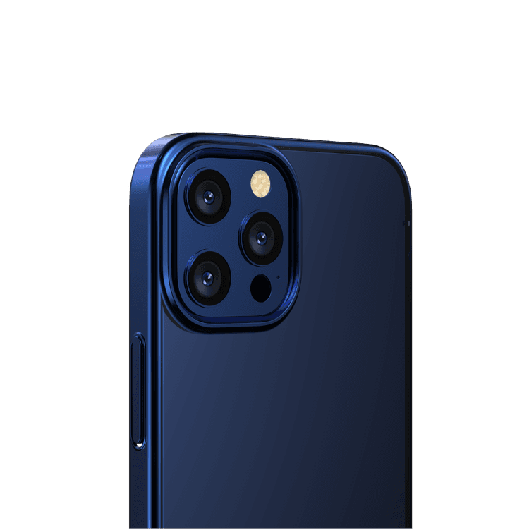 Devia Glimmer Series PC Elegant Case Compatible for iPhone 13 Pro Max (6.7") Scratches Resistant, Slim & Lightweight Protective Back Cover - Navy Blue